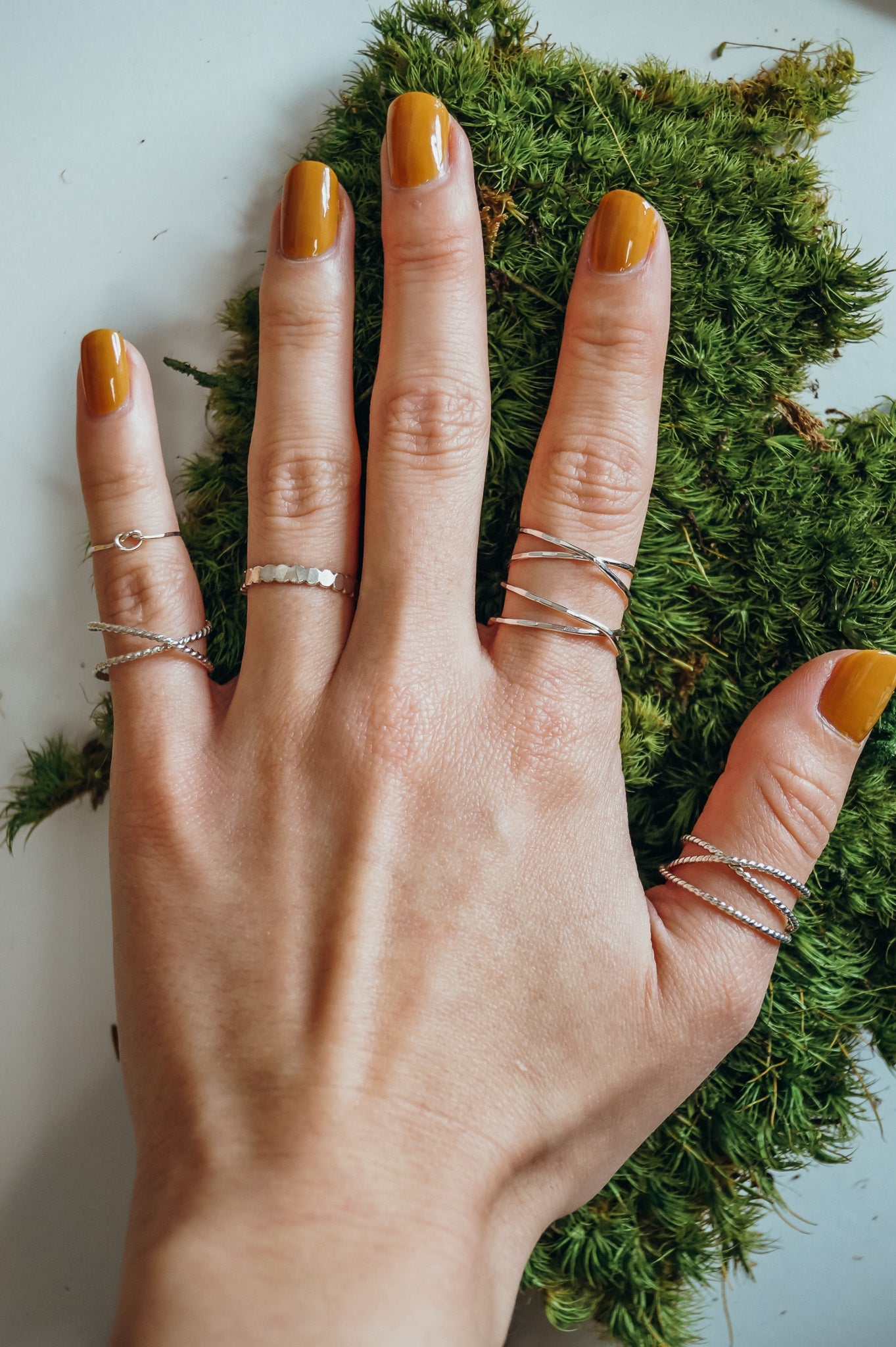 Twist Wraparound Ring, Solid 14K Rose Gold