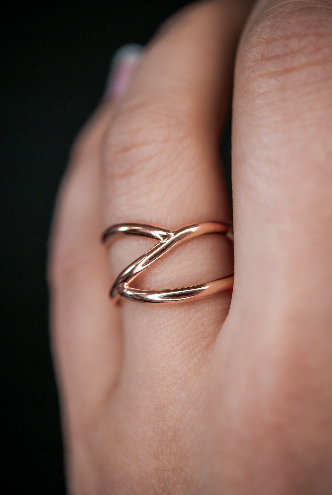 Branch Ring, 14K Rose Gold Fill