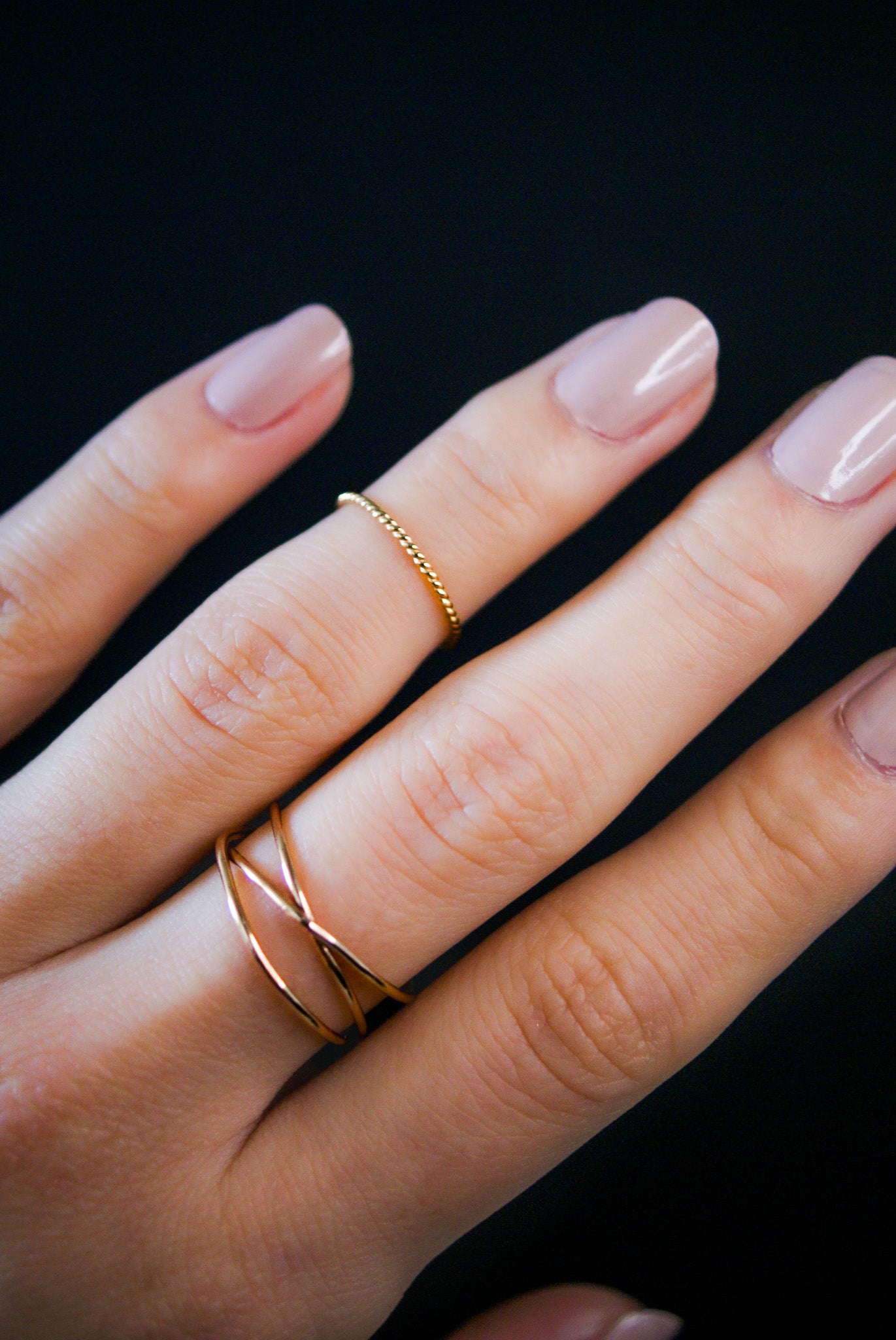 Twist Ring, 14K Gold Fill