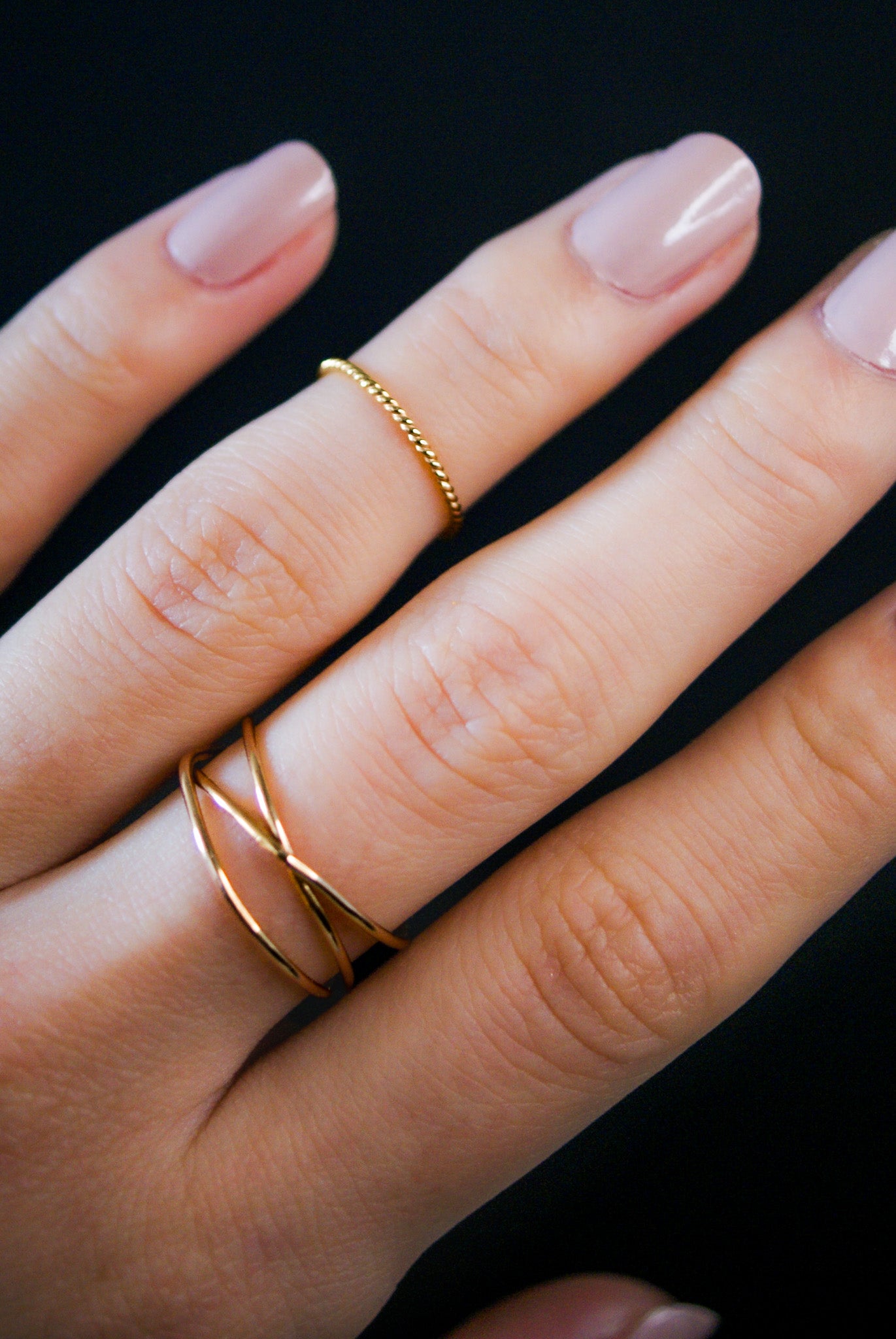 Wraparound Ring, 14K Rose Gold Fill