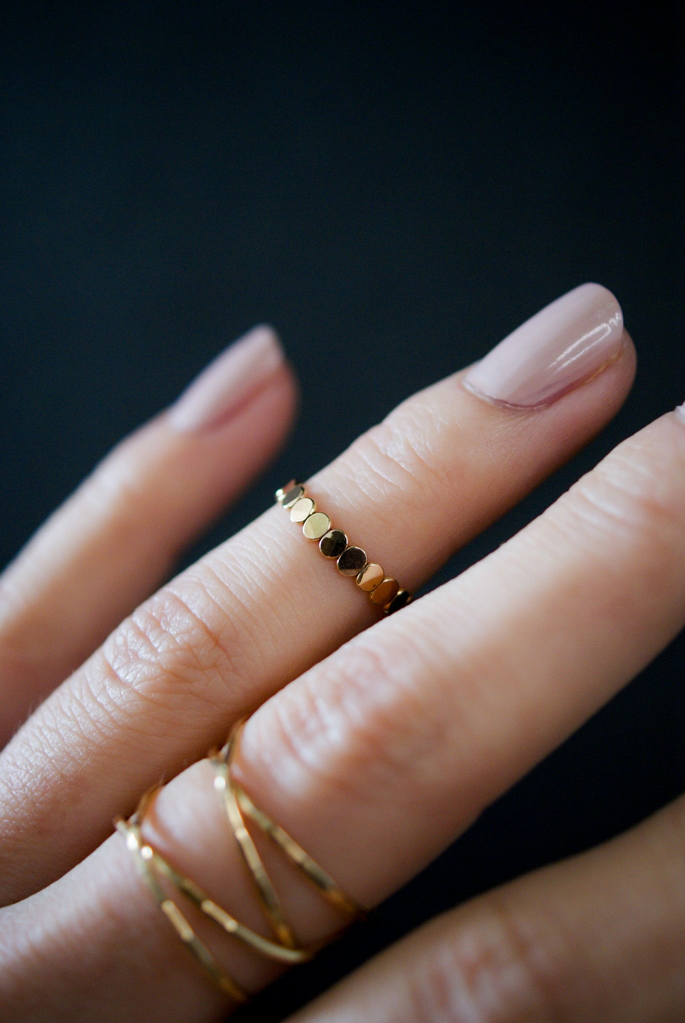 Bead Ring, 14K Gold Fill