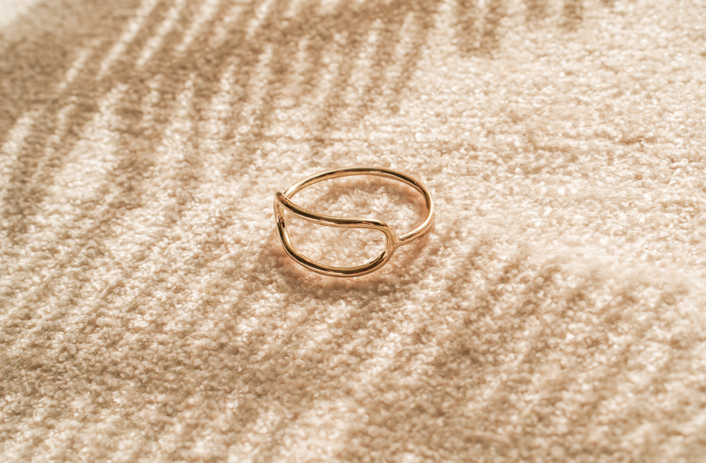 Stadium Ring, 14K Rose Gold Fill