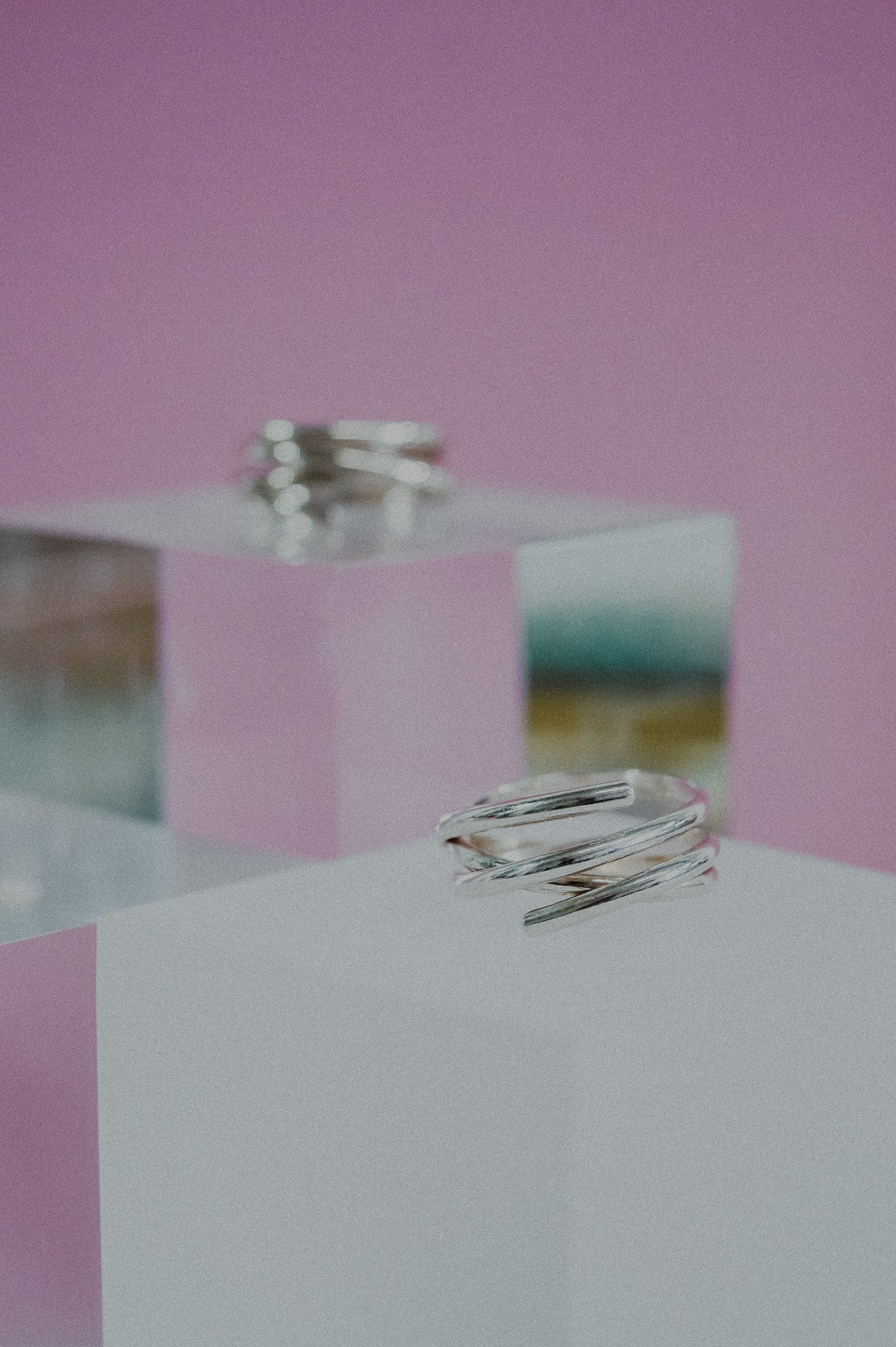 Open Spiral Ring, Sterling Silver