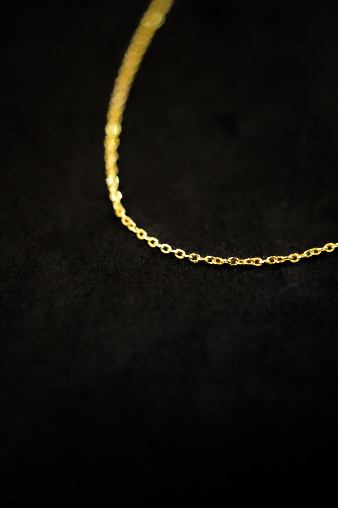 Thin 1mm Cable Chain Necklace