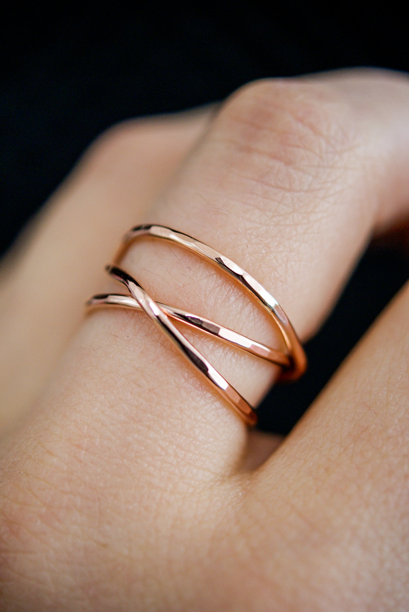 Wraparound Ring, 14K Rose Gold Fill