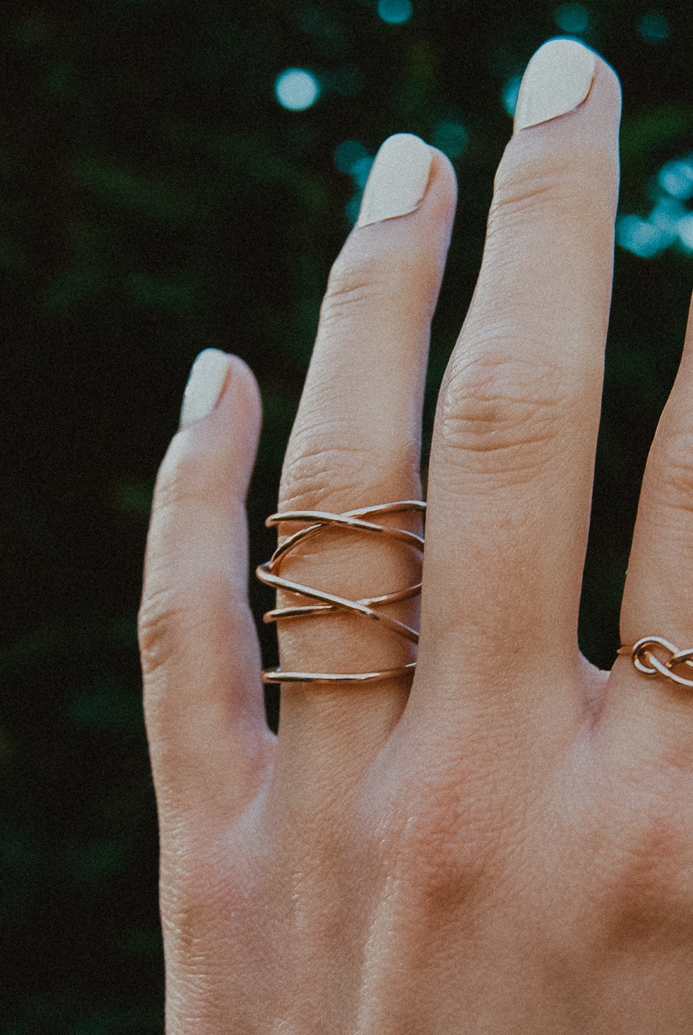 Extra Large Wraparound Ring, 14K Gold Fill