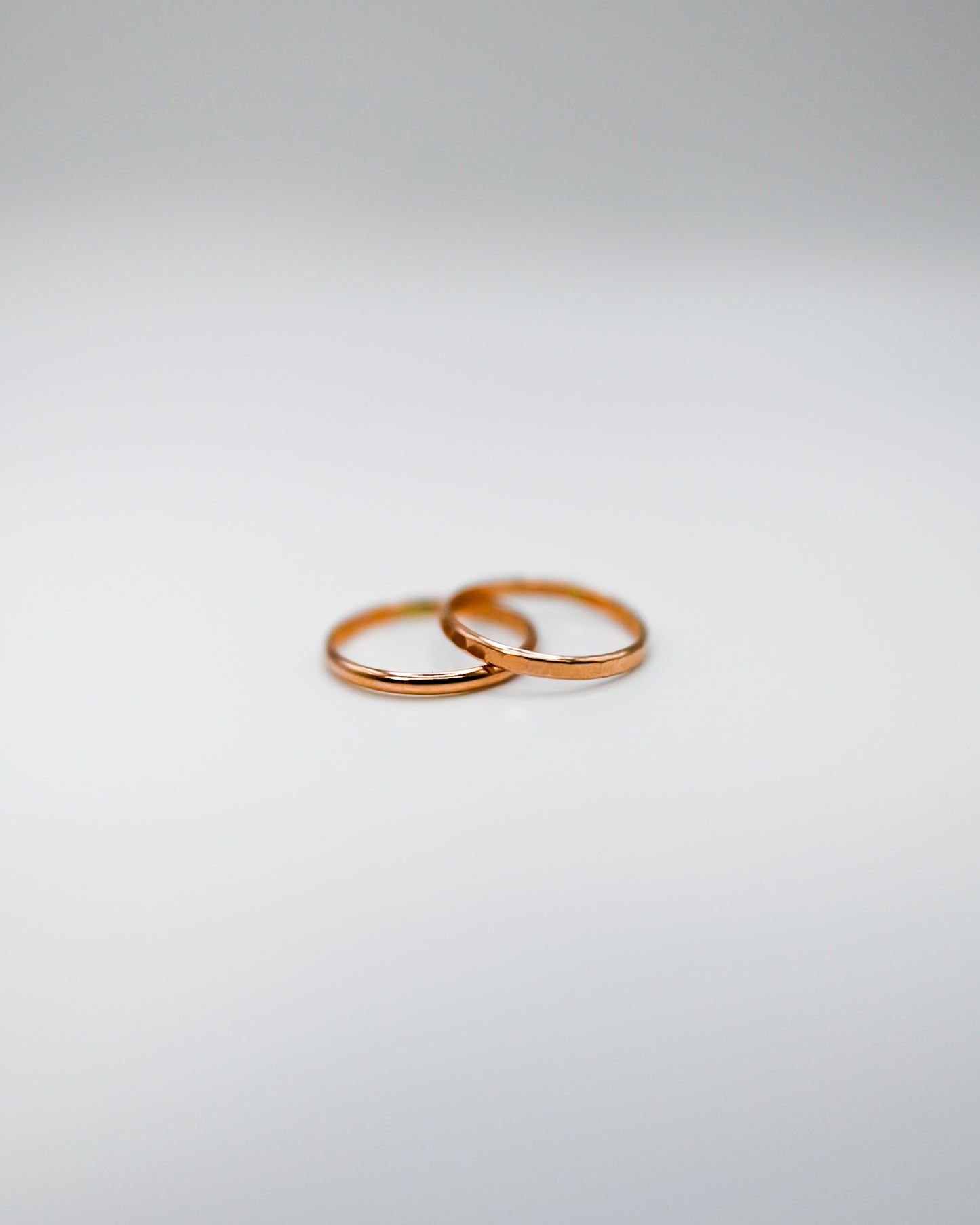 Extra Thick Ring, Solid 14K Rose Gold