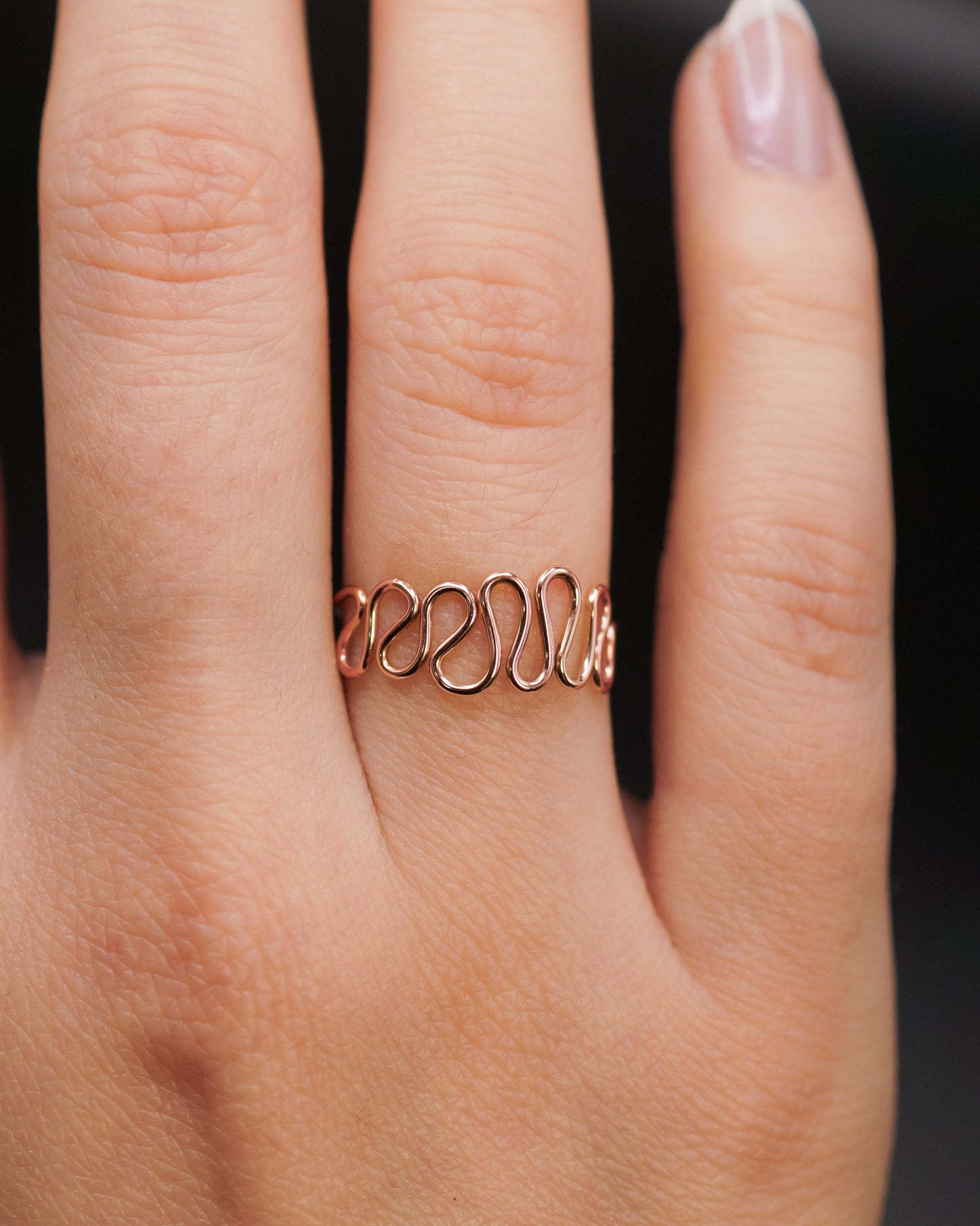 Diadem Ring, 14K Rose Gold Fill