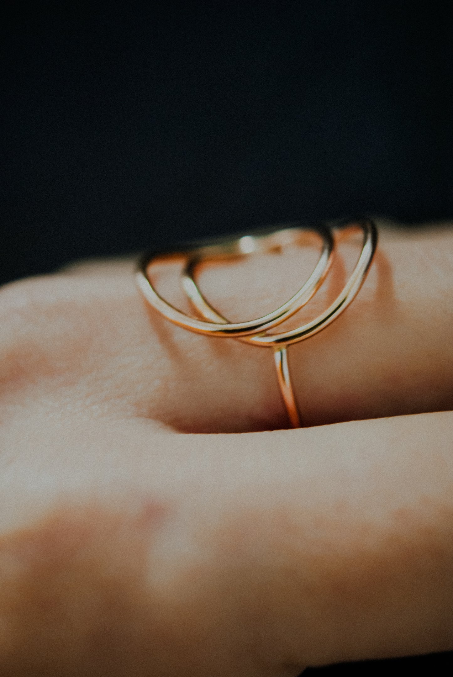 Eclipse Ring, 14K Rose Gold Fill