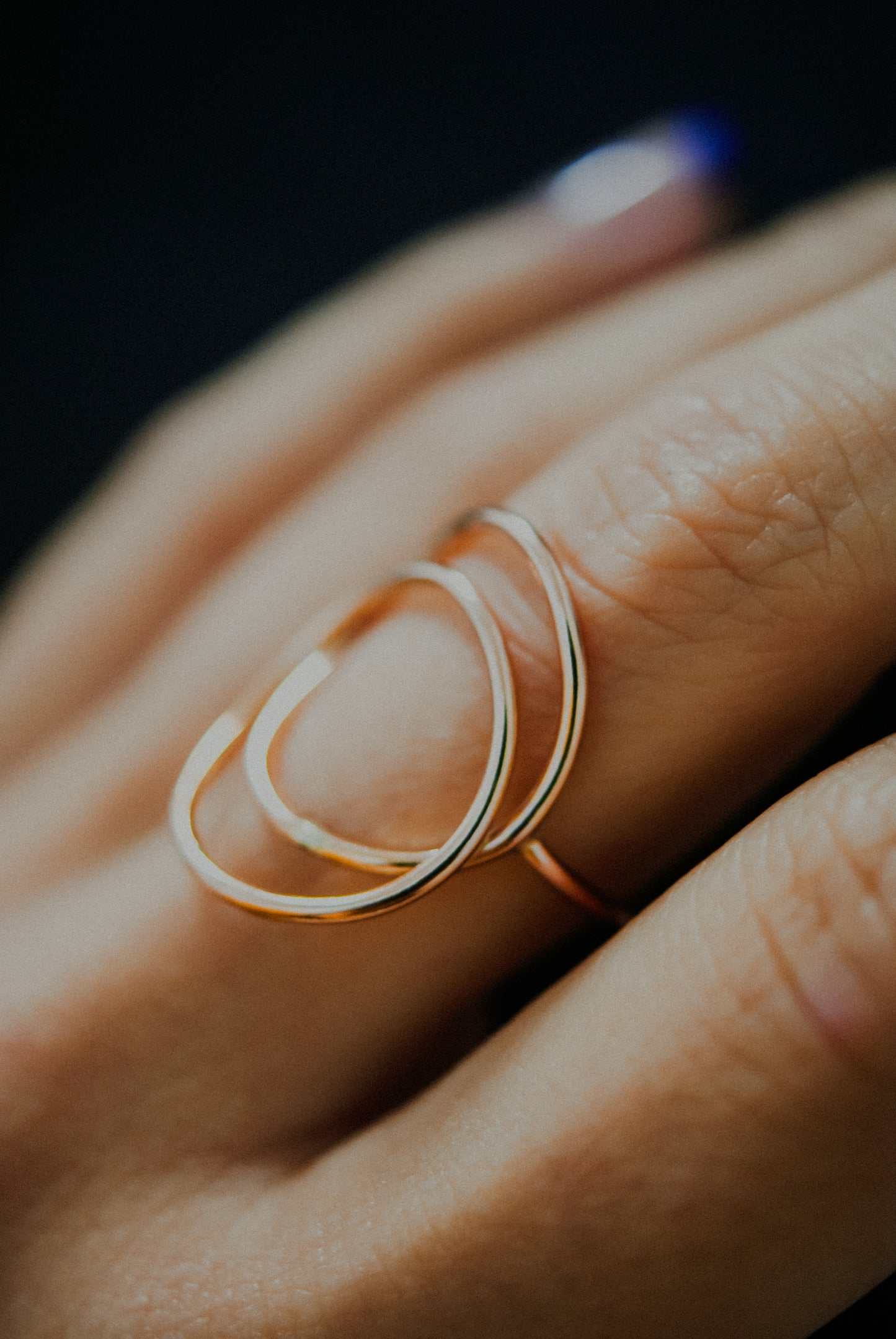 Eclipse Ring, 14K Rose Gold Fill