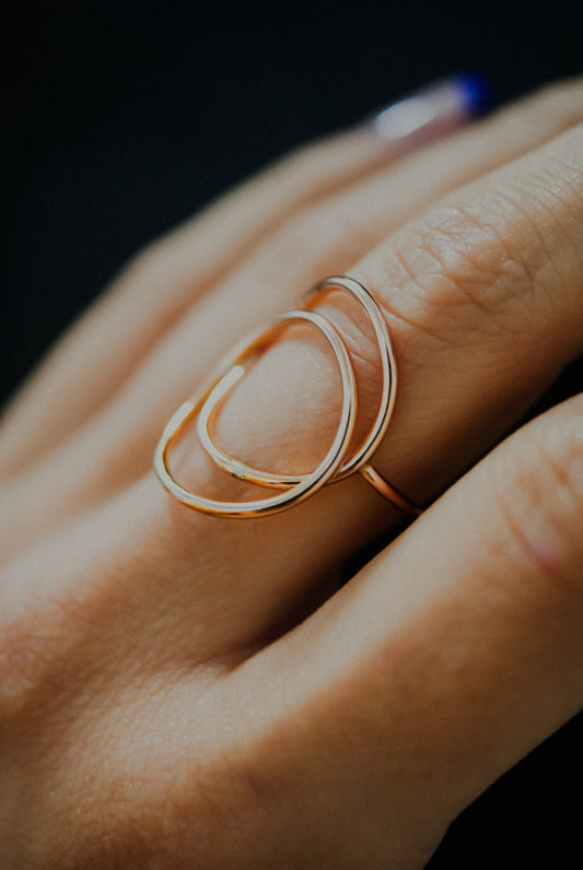 Eclipse Ring, 14K Rose Gold Fill