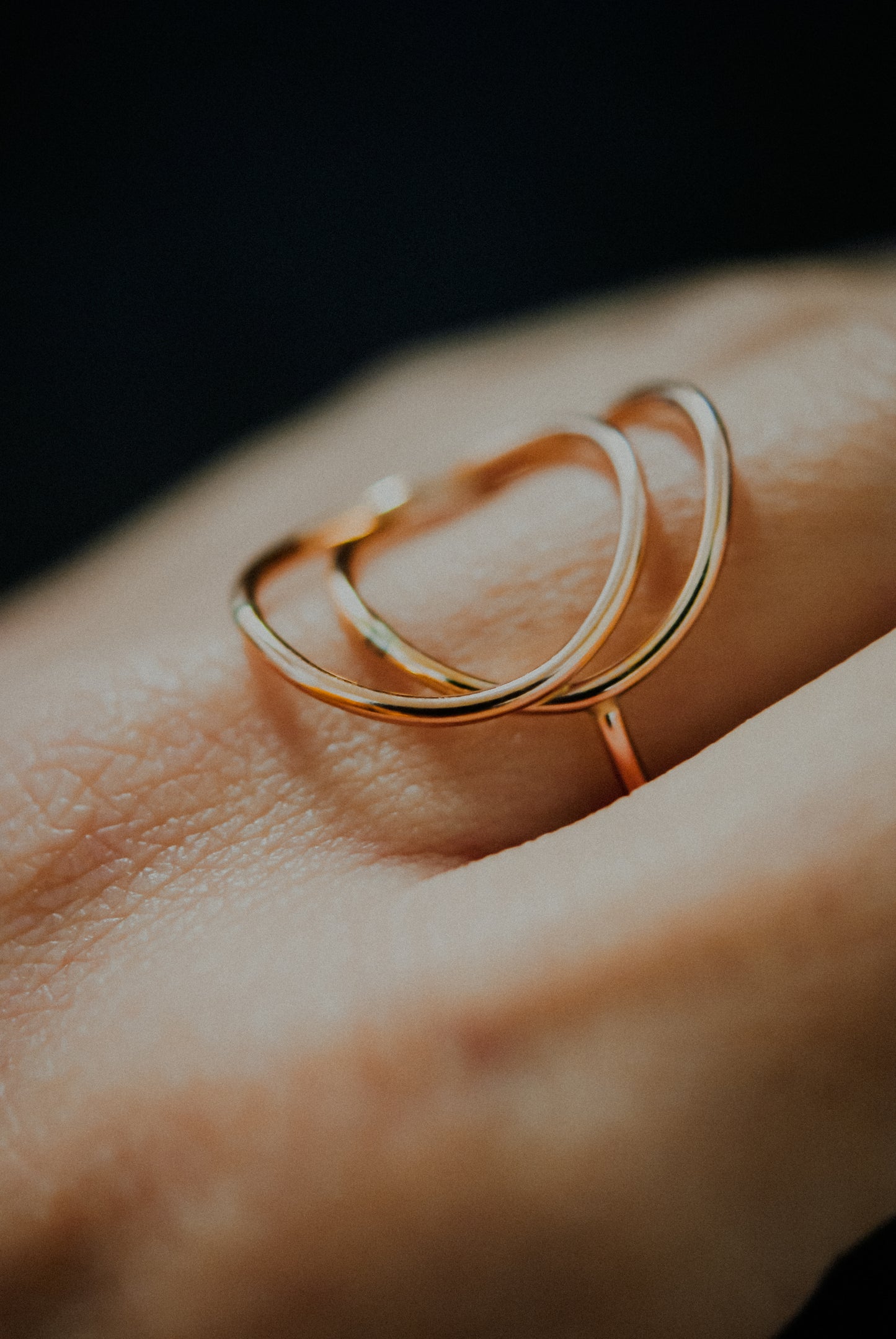 Eclipse Ring, 14K Rose Gold Fill