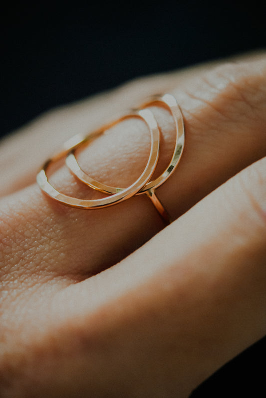 Eclipse Ring, 14K Rose Gold Fill