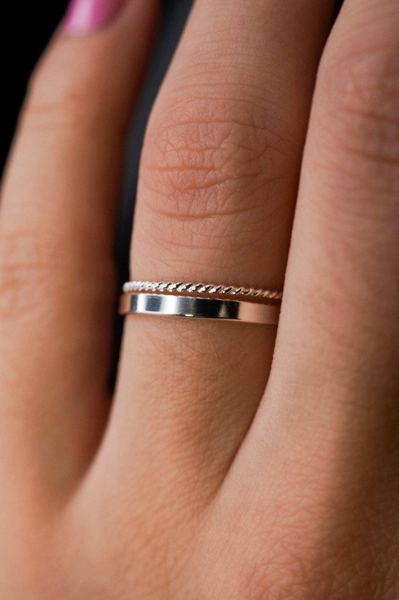 Mirror Band, Sterling Silver