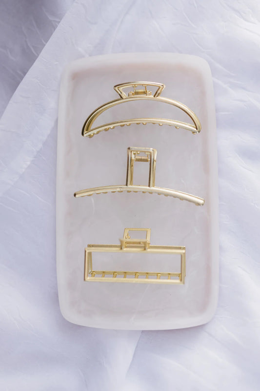 Rectangle Metal Hair Claw