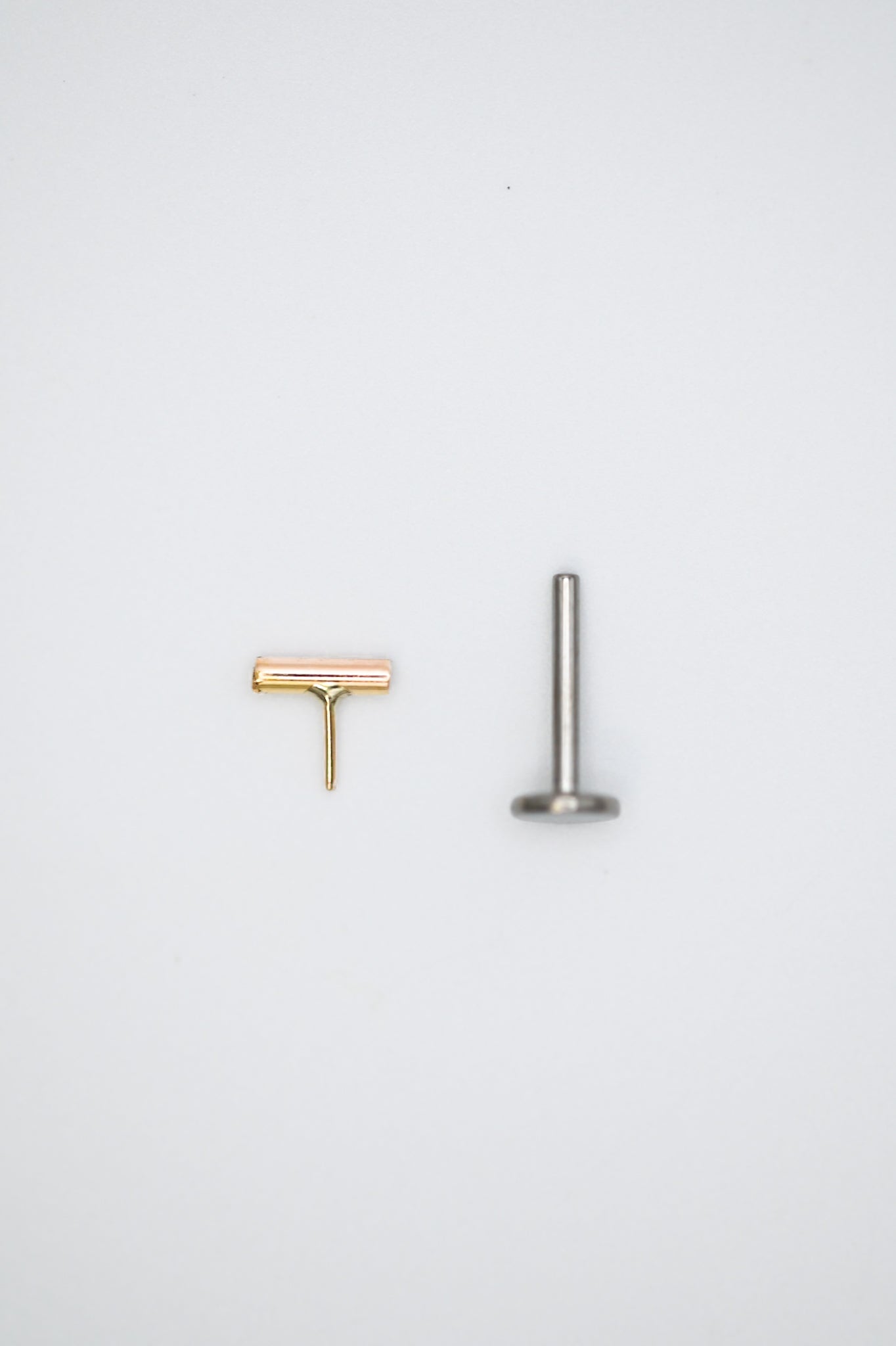 Tiny Bar Flat Back Stud Earring