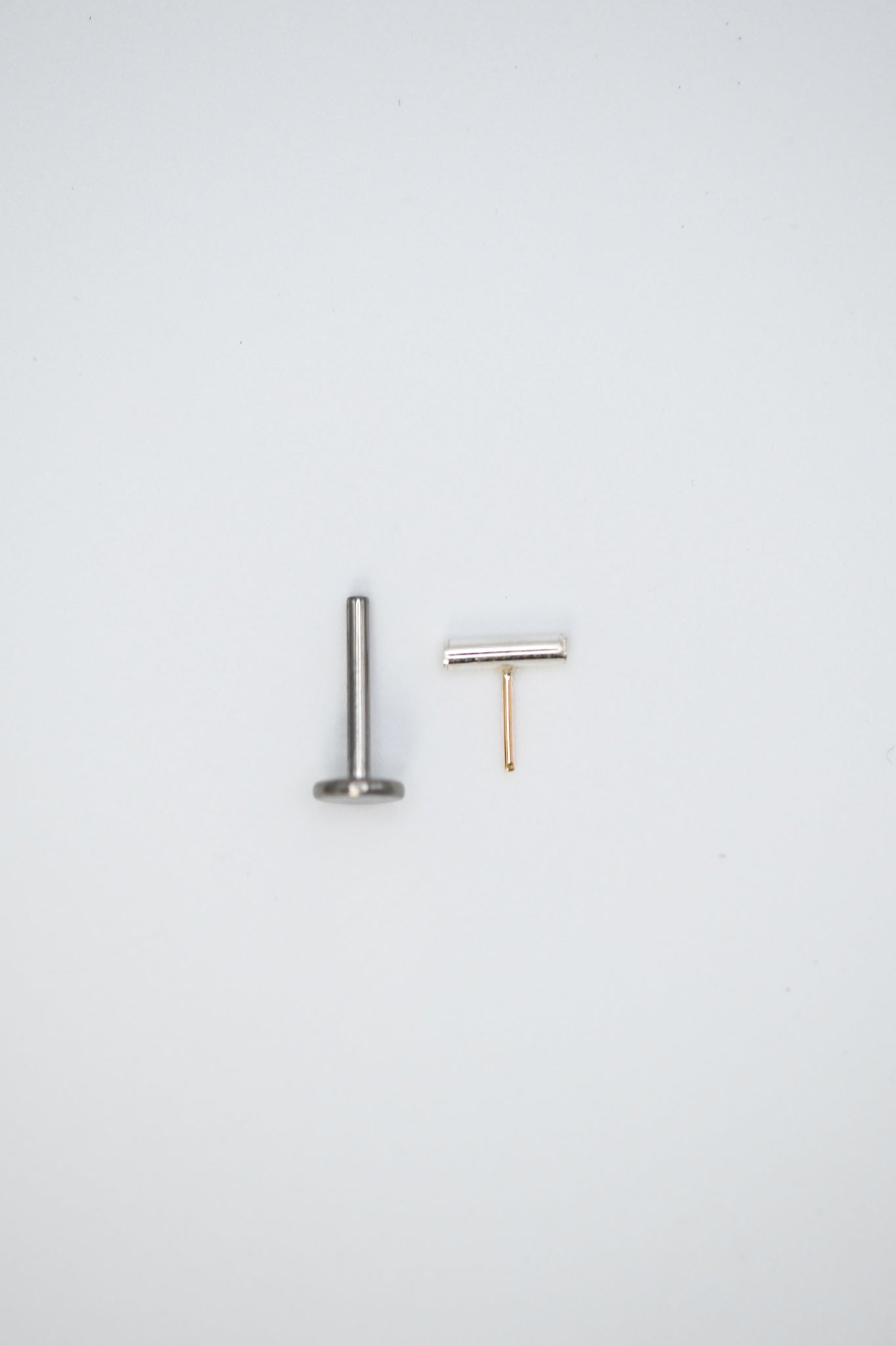 Tiny Bar Flat Back Stud Earring