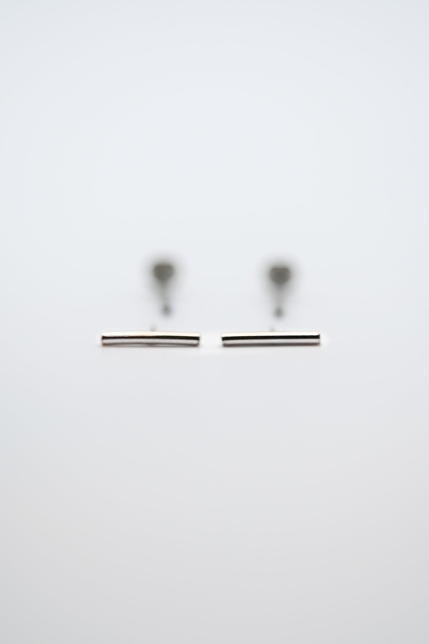 Mini Bar Flat Back Stud Earring