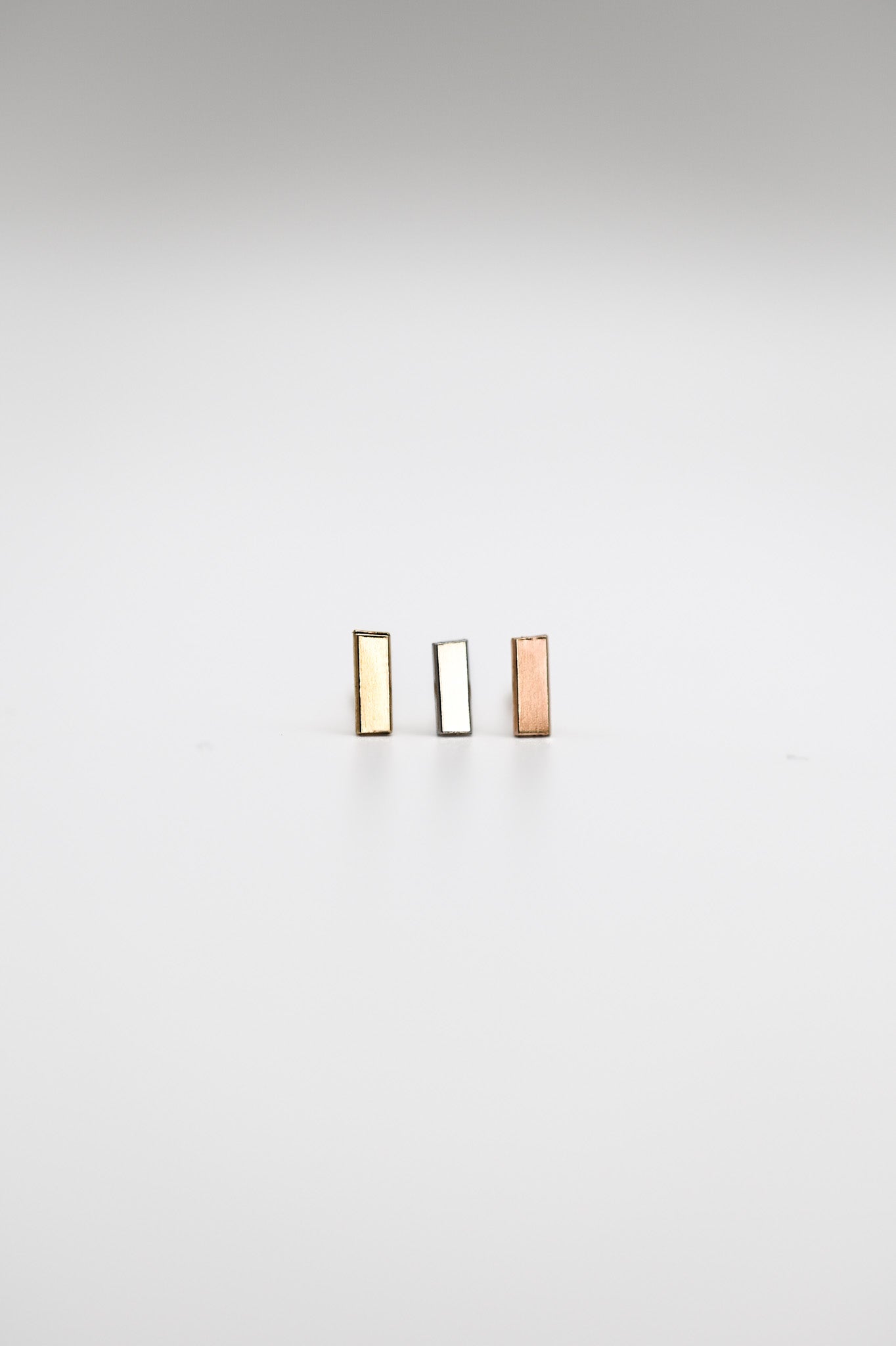 Mini Mirror Flat Back Stud Earring