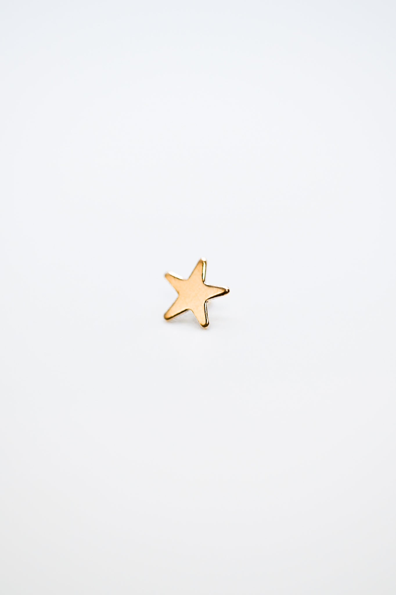 Star Flat Back Stud Earring