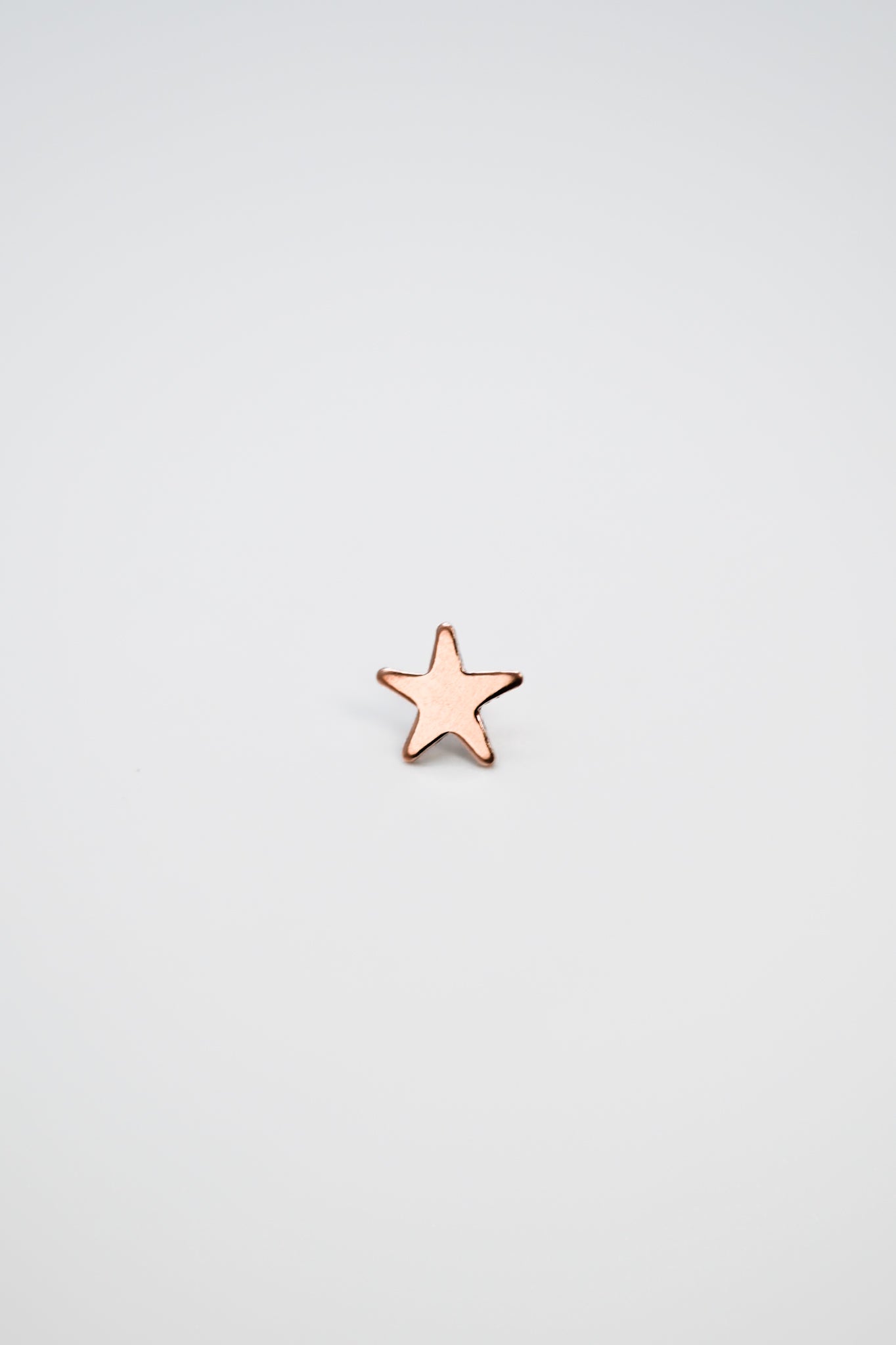 Star Flat Back Stud Earring