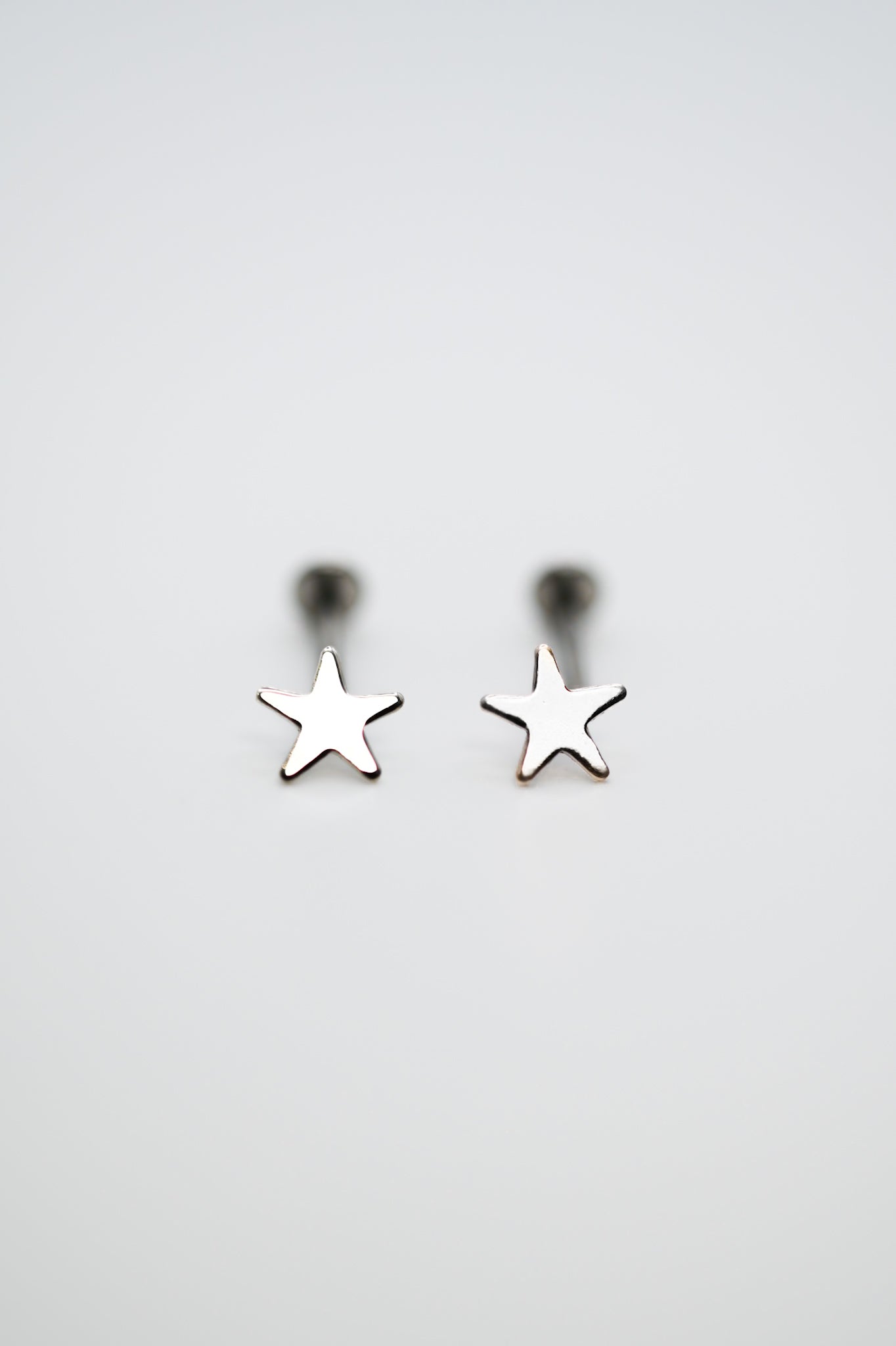 Star Flat Back Stud Earring