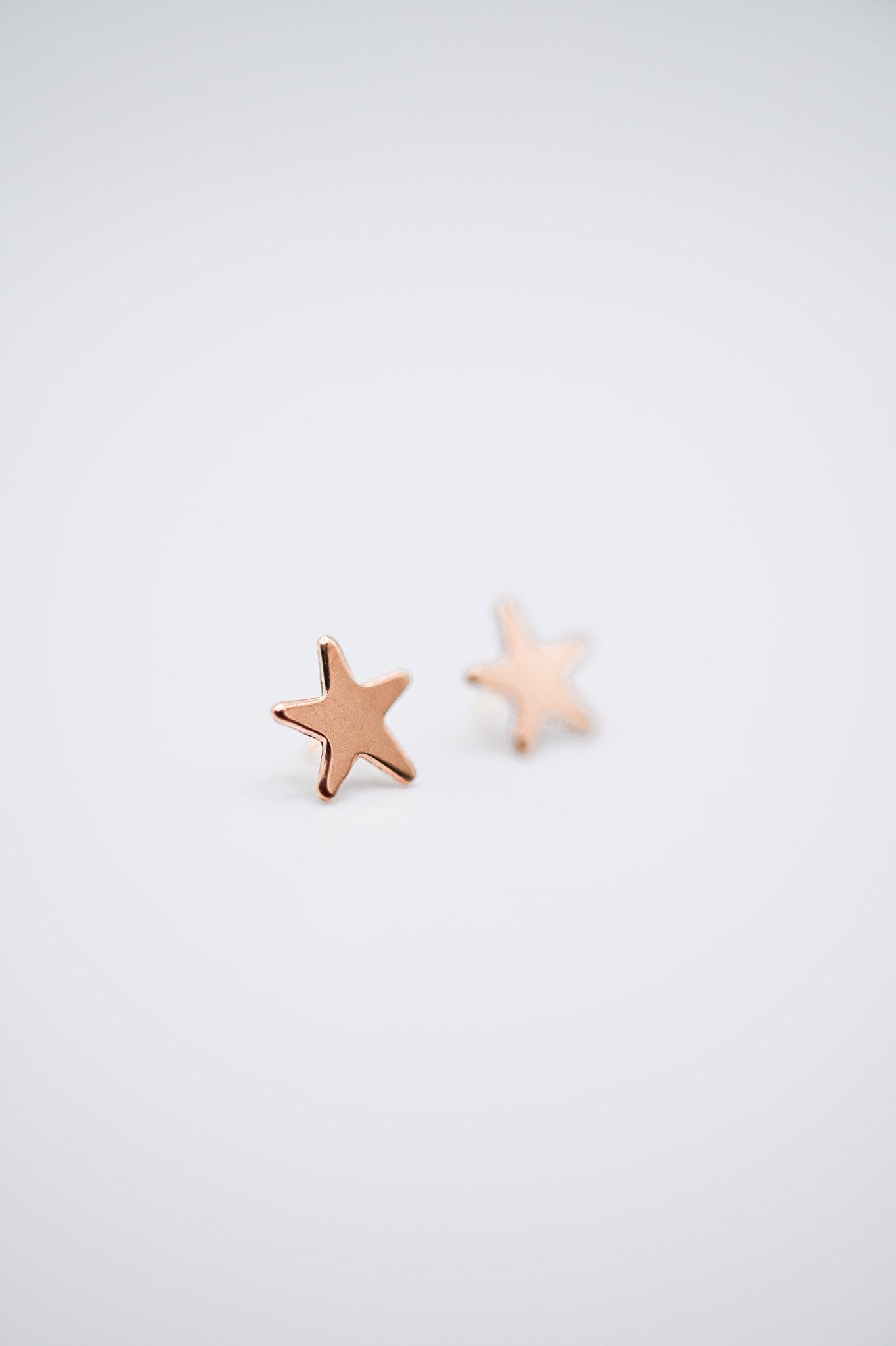 Star Flat Back Stud Earring