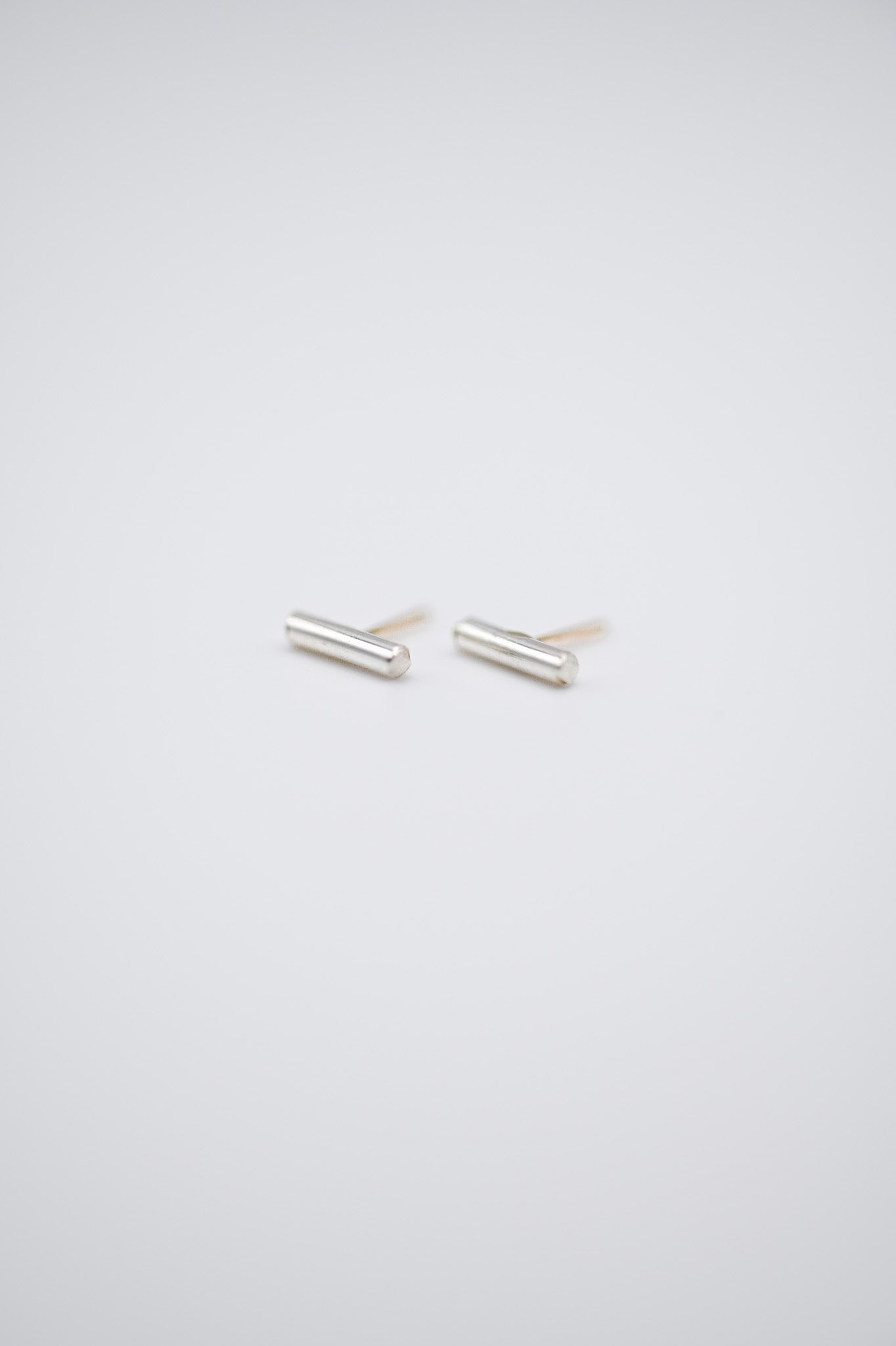 Tiny Bar Flat Back Stud Earring