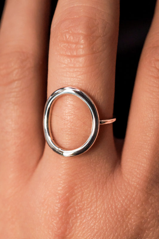Full Circle Ring, Sterling Silver