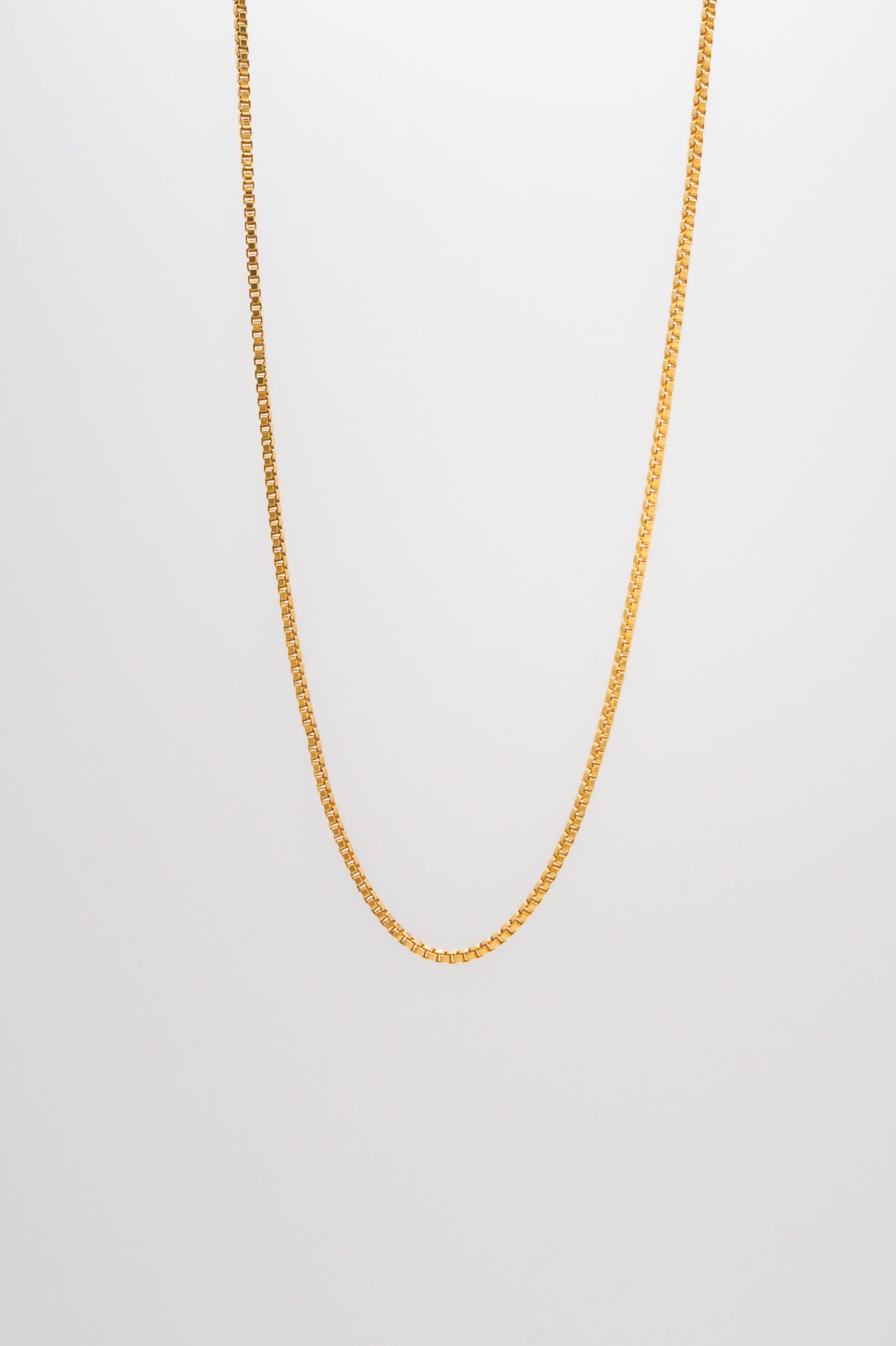 2in 14K Yellow Gold Box Chain Extender (1mm)