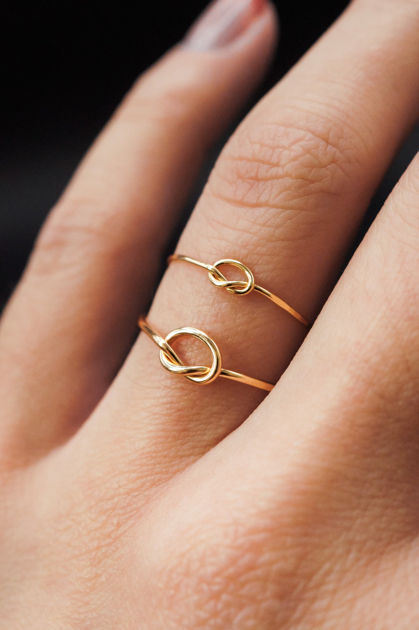 Open Knot Ring, 14K Gold Fill