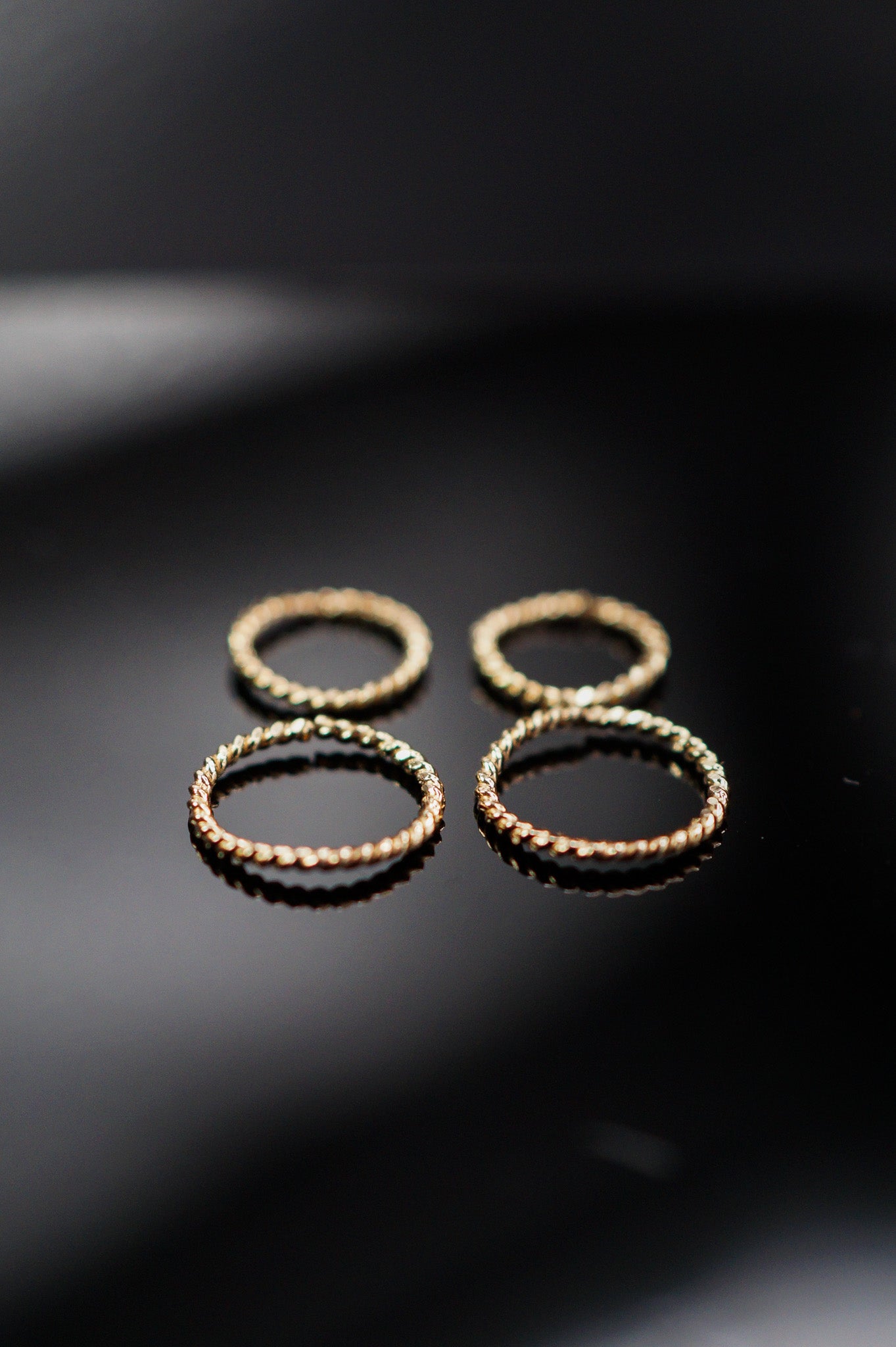 Twist Huggie Hoop Earring in 14K Gold Fill