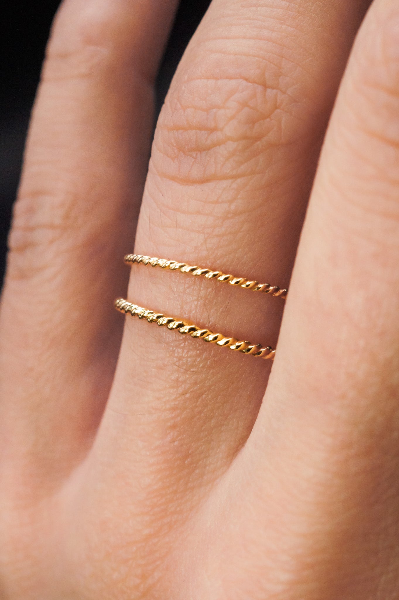 Twist Ring, 14K Gold Fill