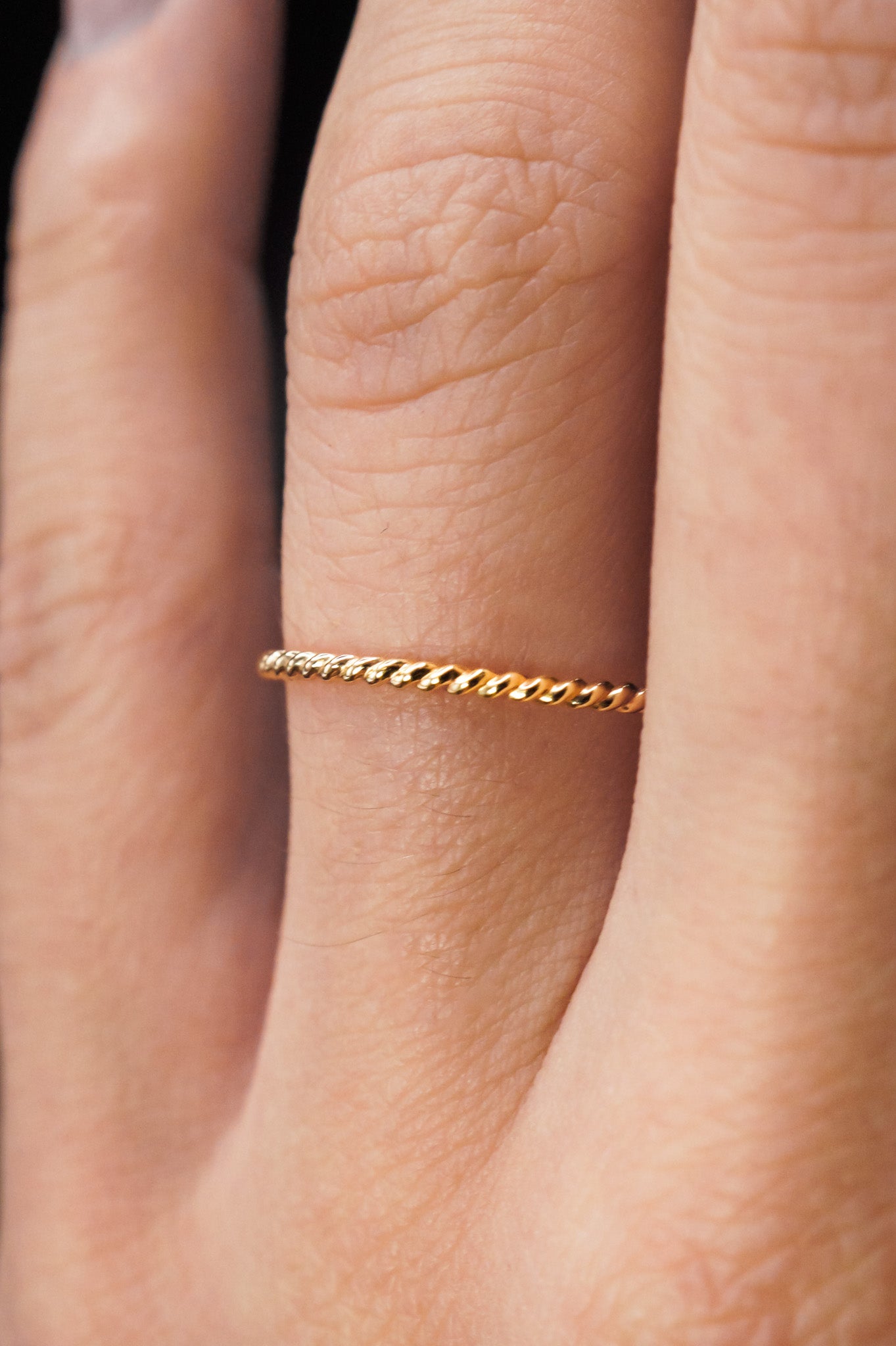 Twist Ring, 14K Gold Fill