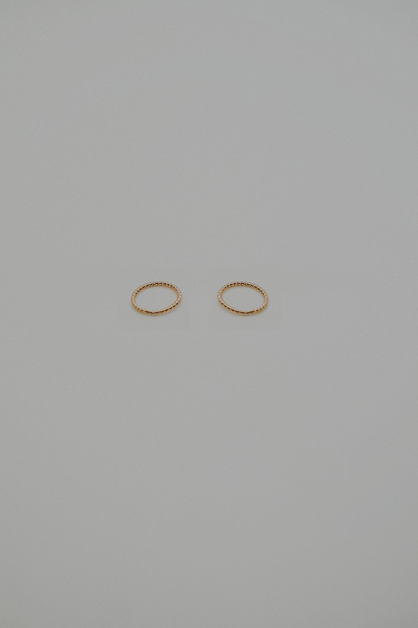 Twist Huggie Hoop Earring in 14K Gold Fill