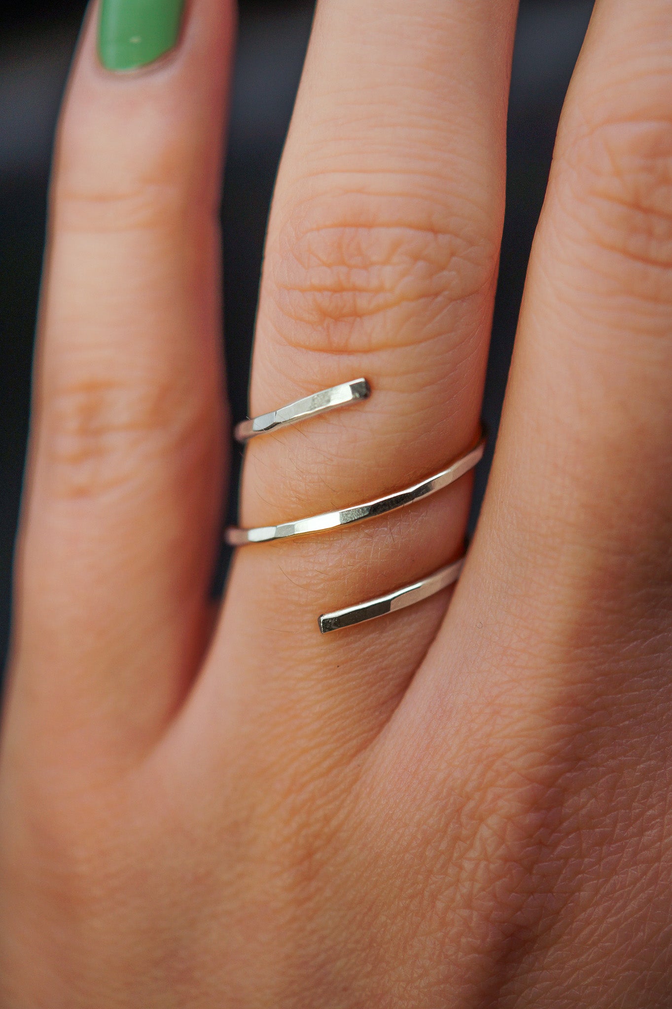 Helix Ring, Sterling Silver