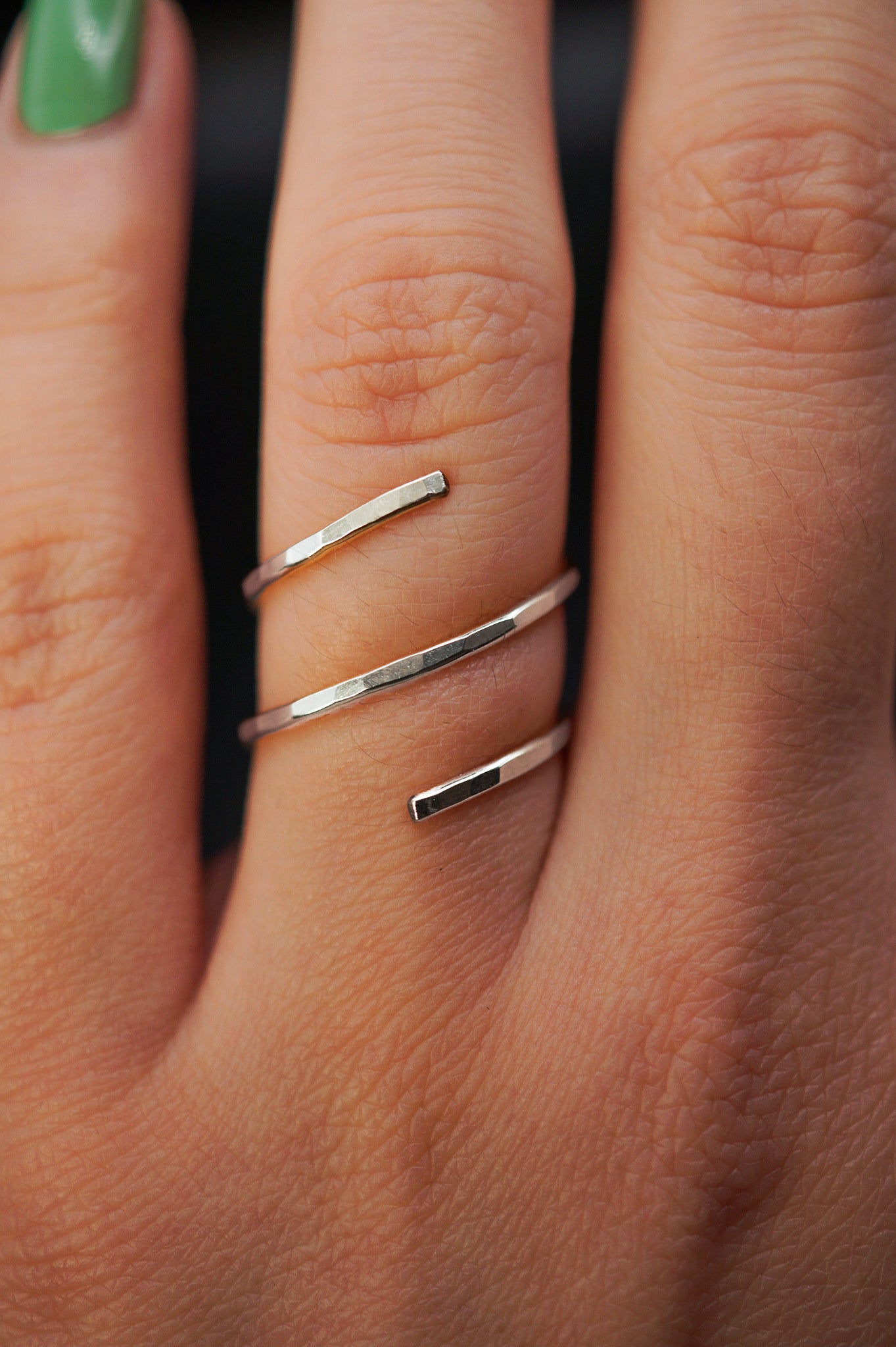 Helix Ring, Sterling Silver