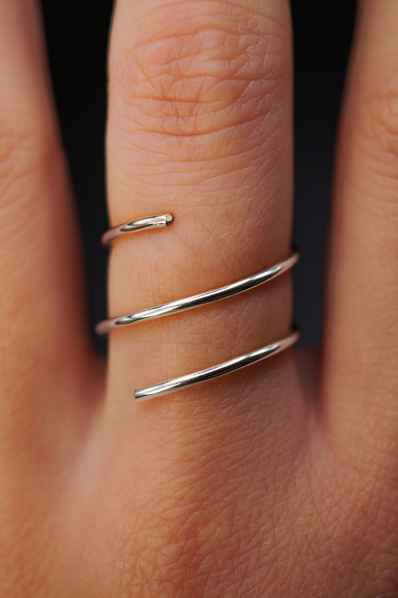 Helix Ring, Sterling Silver