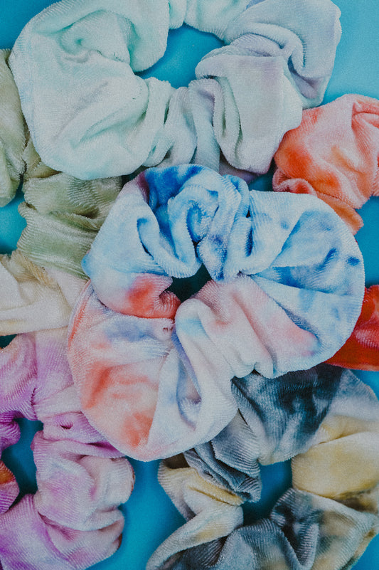 Tie Dye Hair Scrunchies