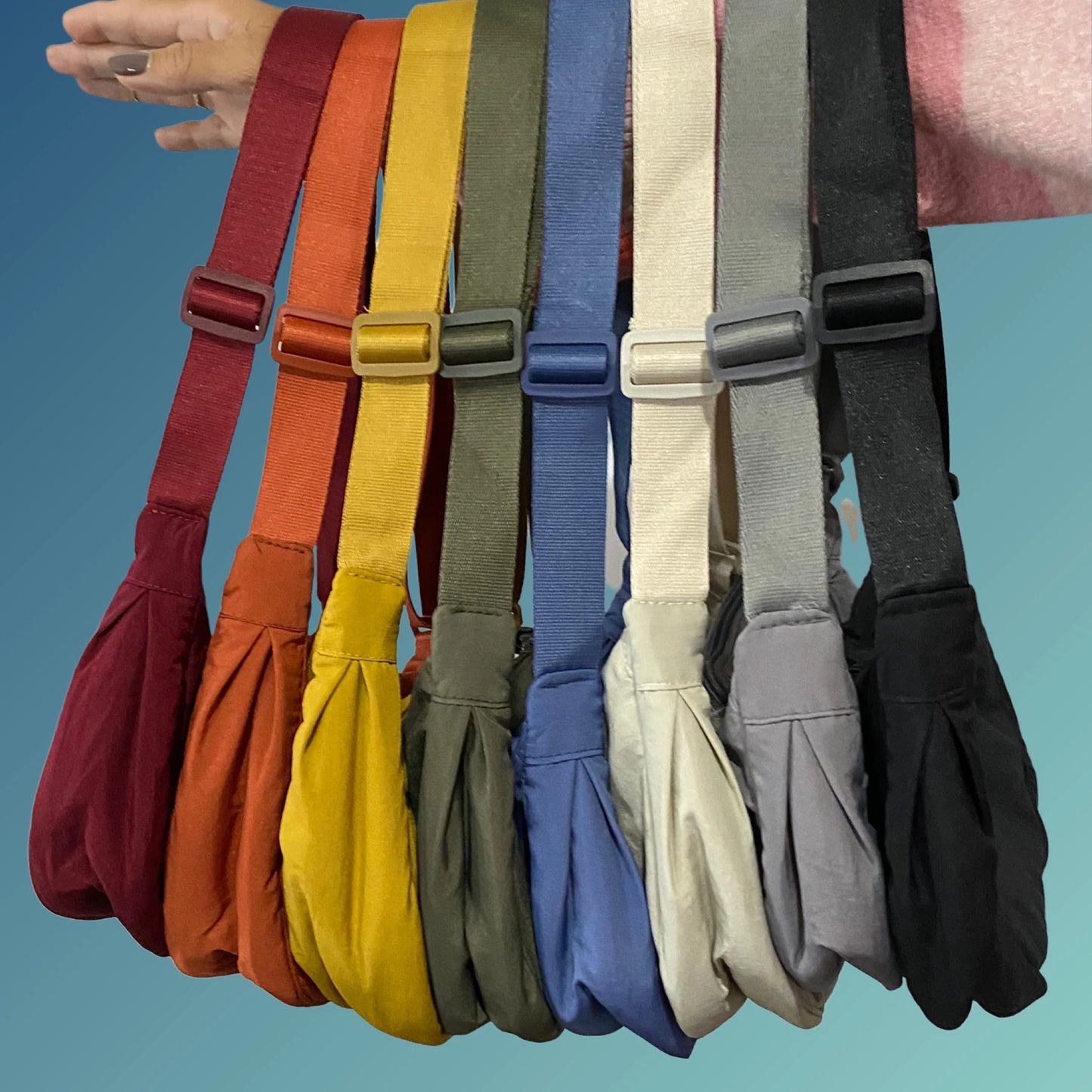 Slate Blue Crossbody Bag