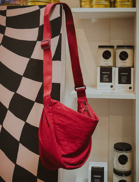 Maroon Crossbody Bag