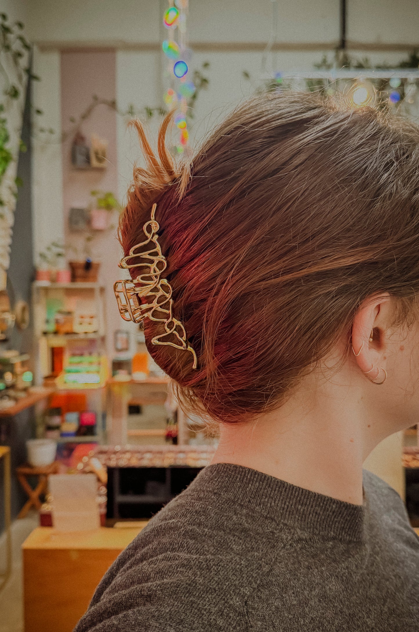 Organic Metal Hair Claw