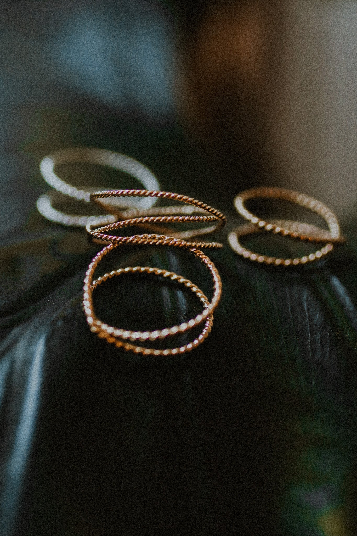 Twist Wraparound Ring, Solid 14K Gold