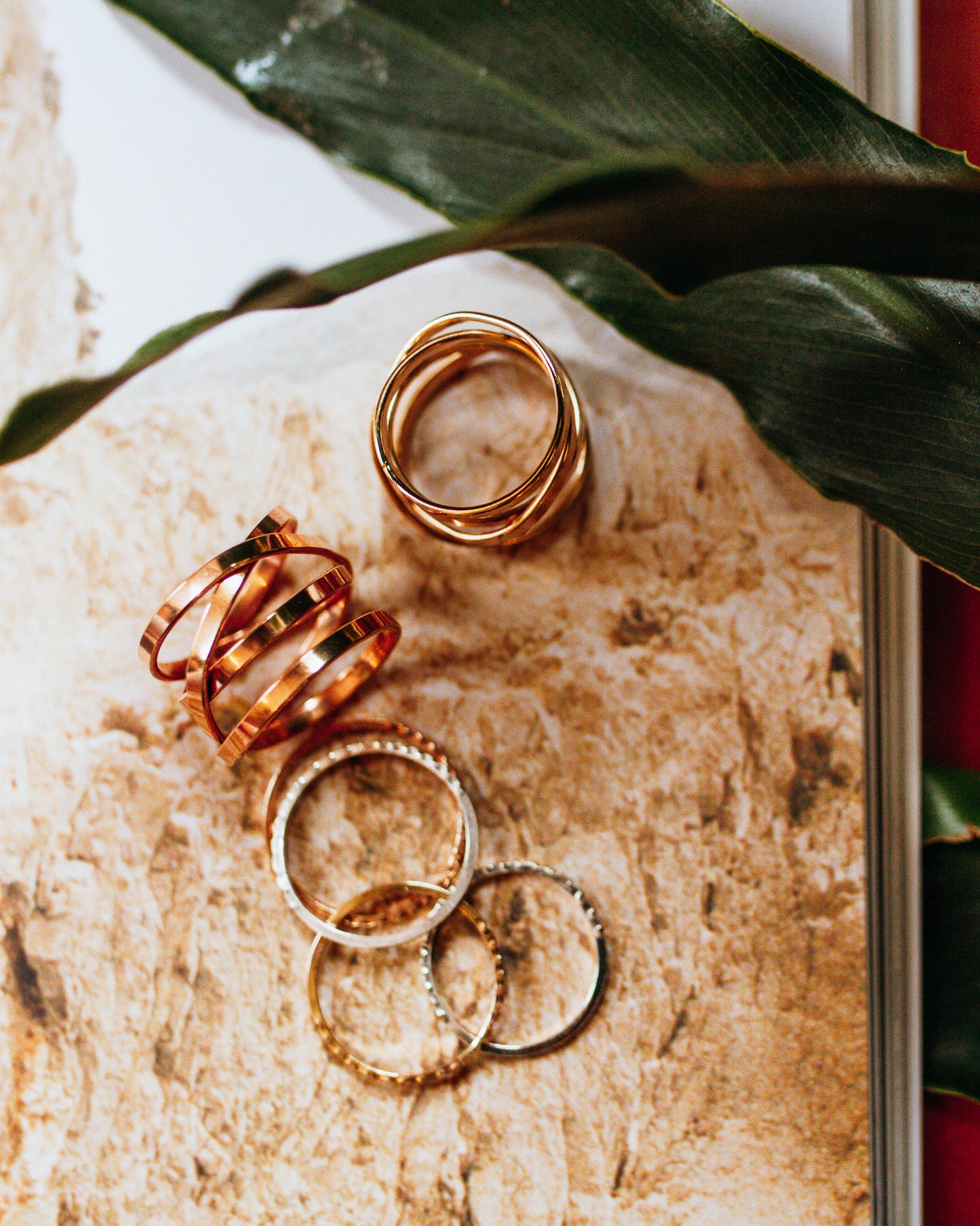 Ribbon Wraparound Ring, 14K Rose Gold Fill