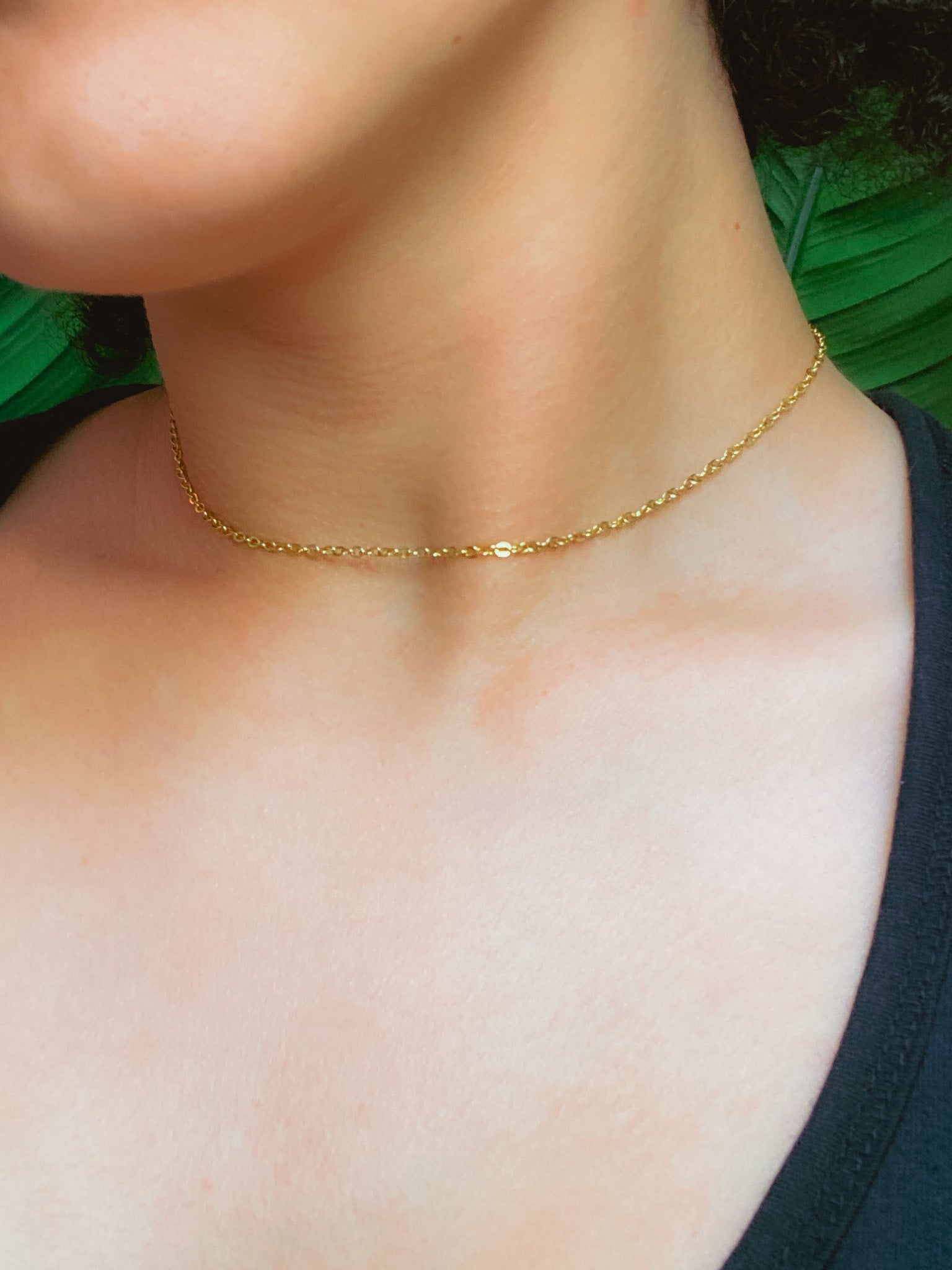 Thick Cable Chain Choker – Hannah Naomi Jewelry