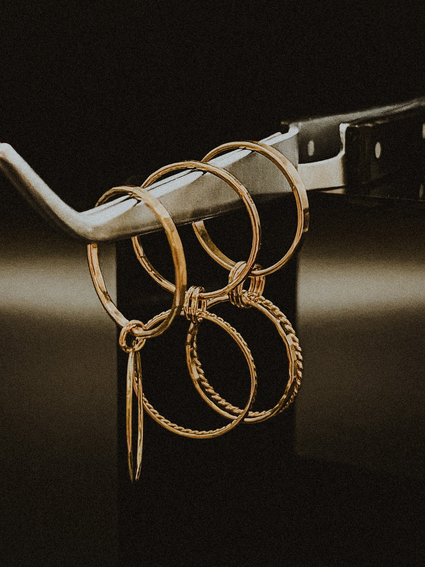 Triple Link Ring, 14K Gold Fill