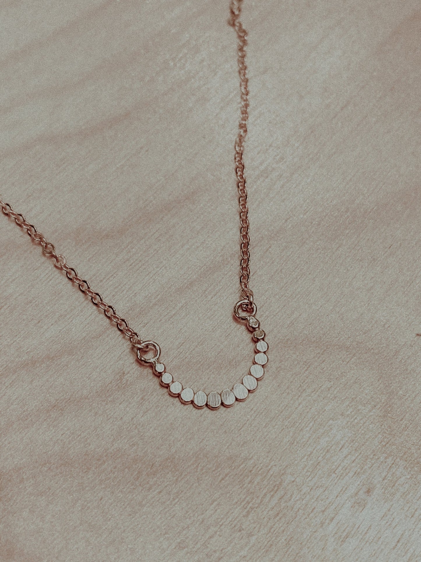 Small Bead Necklace, Gold Fill, Rose Gold Fill, or Sterling Silver