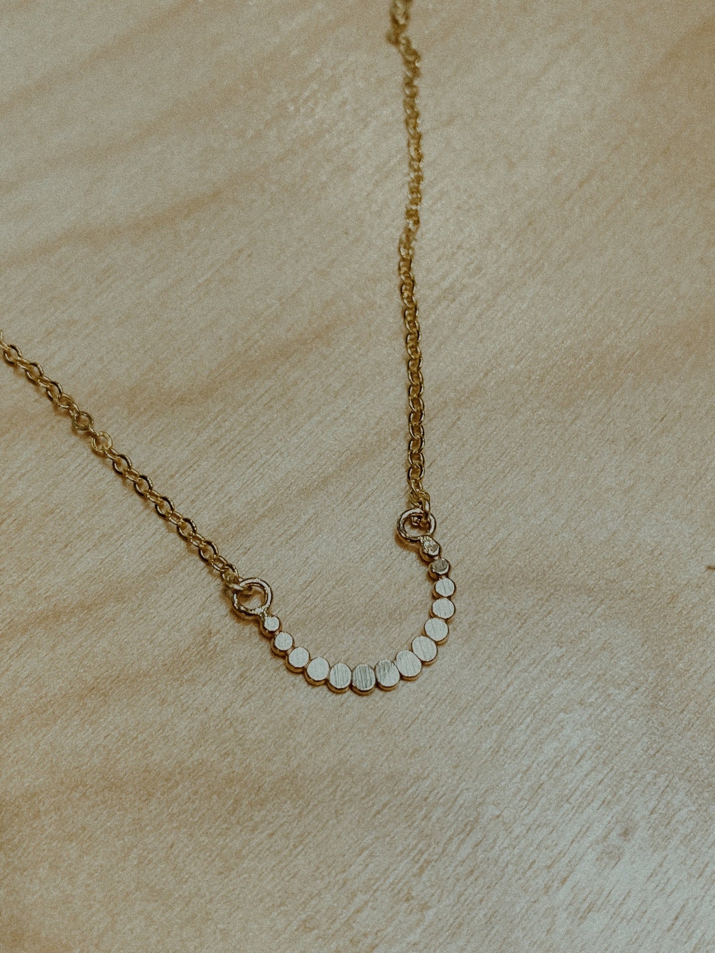 Small Bead Necklace, Gold Fill, Rose Gold Fill, or Sterling Silver