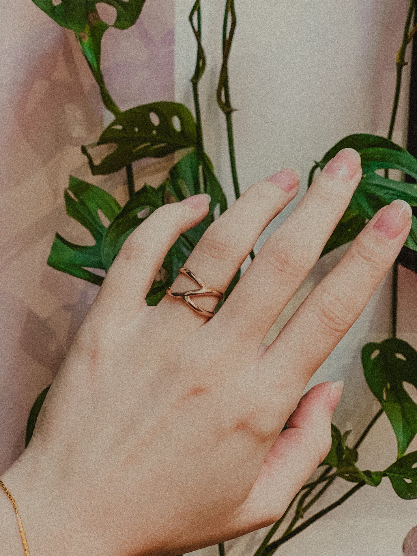 Branch Ring, 14K Rose Gold Fill