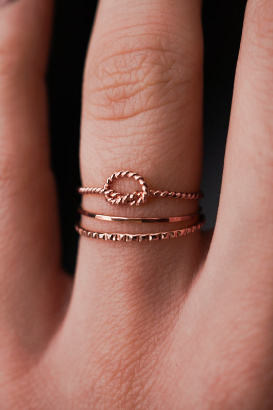The Kasey Set of 3 Stacking Rings